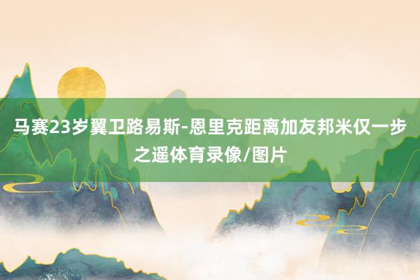马赛23岁翼卫路易斯-恩里克距离加友邦米仅一步之遥体育录像/图片