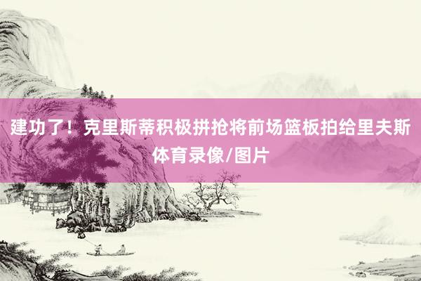 建功了！克里斯蒂积极拼抢将前场篮板拍给里夫斯体育录像/图片