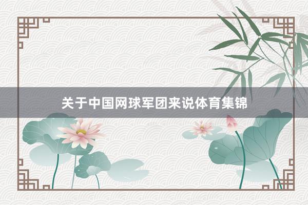 关于中国网球军团来说体育集锦