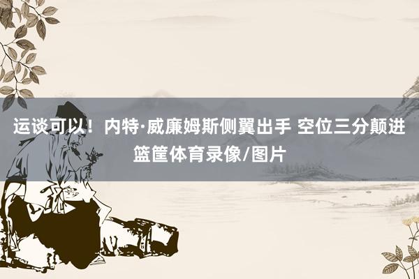 运谈可以!内特·威廉姆斯侧翼出手 空位三分颠进篮筐体育录像/图片